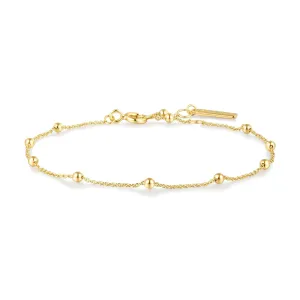 Bracelet Chaîne Perles Dorées Ania Haie B058-01G Bijoux Ania Haie