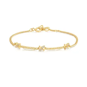 Bracelet Station Croix d'Or Ania Haie B061-03G Bijoux Ania Haie