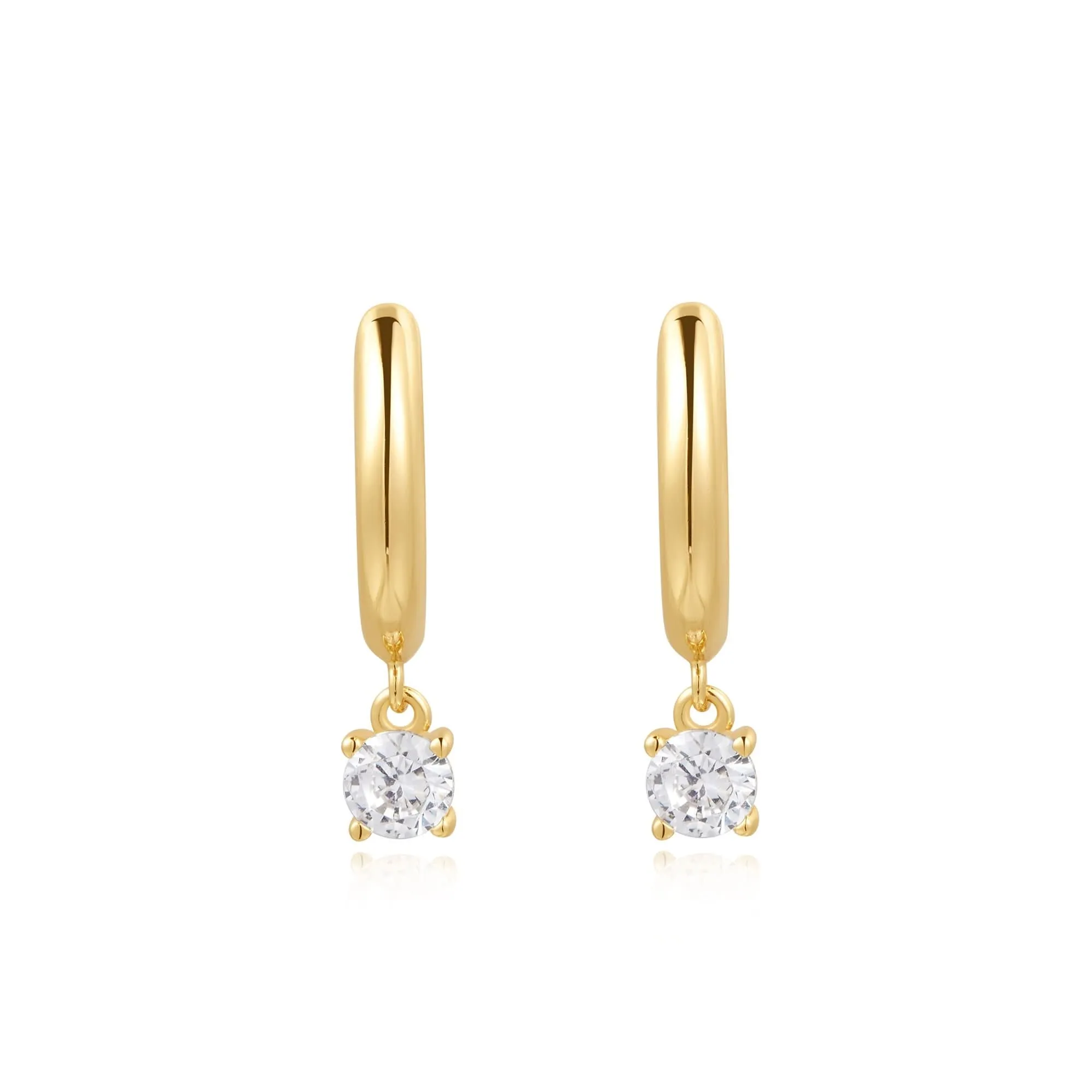 Ania Haie Pendentif Solitaire Goutte d'Or Huggies E061-08G Bijoux Ania Haie