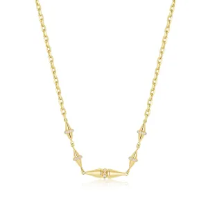 Collier chaîne géométrique doré Ania Haie N053-04G Bijoux Ania Haie