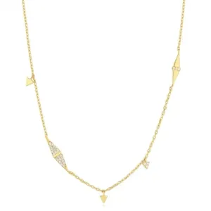Collier chaîne géométrique scintillant or Ania Haie N053-06G Bijoux Ania Haie