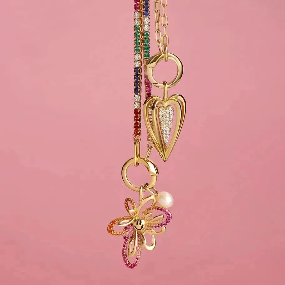 Ania Haie Charm Fleur Heureuse Or NC048-39G Bijoux Ania Haie