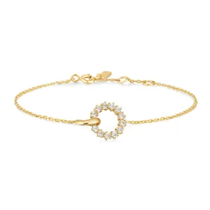 Ania Haie Bracelet Pavé de Cercles Entrelacés en Or B056-01G Bijoux Ania Haie