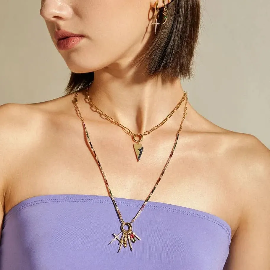 Ania Haie Pendentif Barrette Éclat Opale Kyoto Or NC048-01G Bijoux Ania Haie