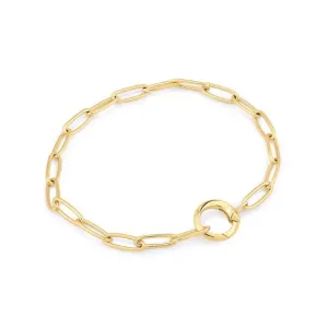 Bracelet Ania Haie avec Charme Chaîne Lien Or B048-01G Bijoux Ania Haie