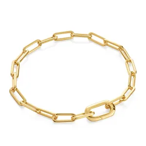 Bracelet massif en or lié Ania Haie B060-02G Bijoux Ania Haie