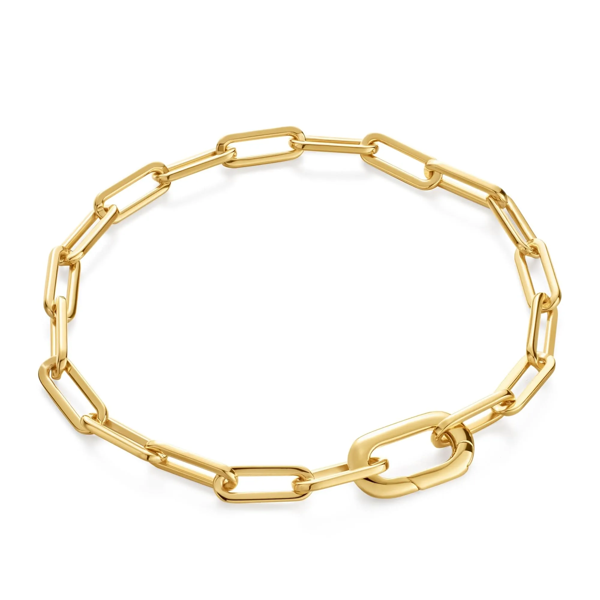 Bracelet massif en or lié Ania Haie B060-02G Bijoux Ania Haie