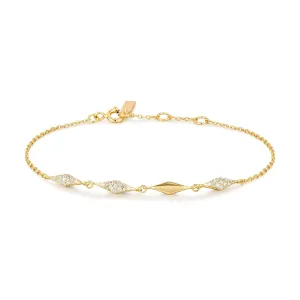 Bracelet Ania Haie Multicolore Étincelant Or B061-04G Bijoux Ania Haie