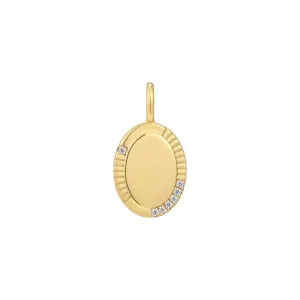 Charme ovale en or Ania Haie NC048-16G Bijoux Ania Haie