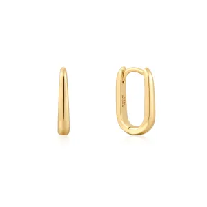 Ania Haie Boucles d'oreilles ovales en or E059-09G Bijoux Ania Haie