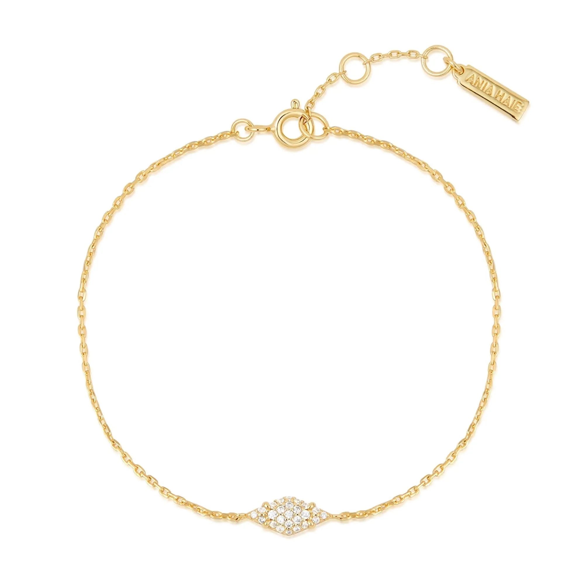 Bracelet étincelant en or pavé Ania Haie B061-01G Bijoux Ania Haie