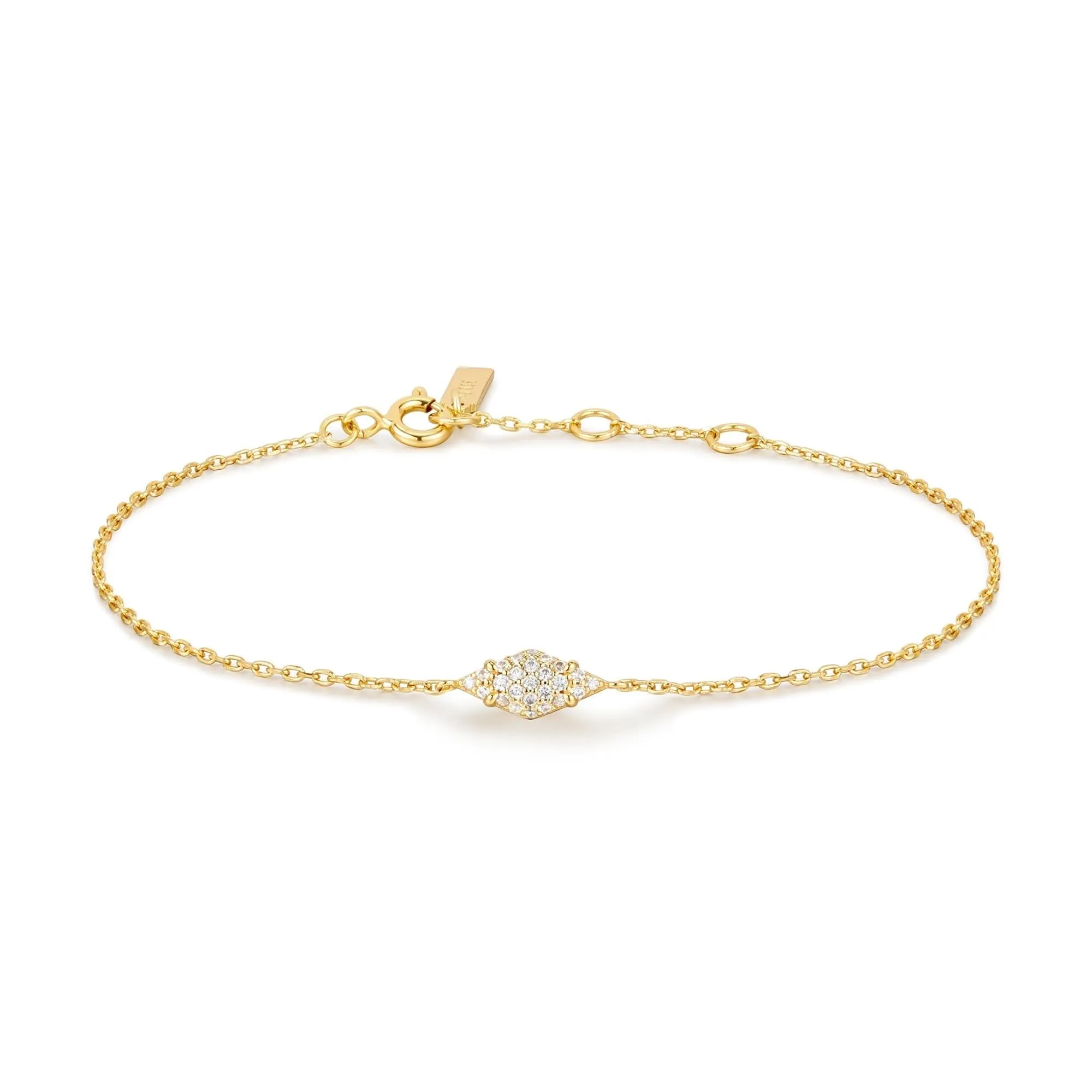 Bracelet étincelant en or pavé Ania Haie B061-01G Bijoux Ania Haie