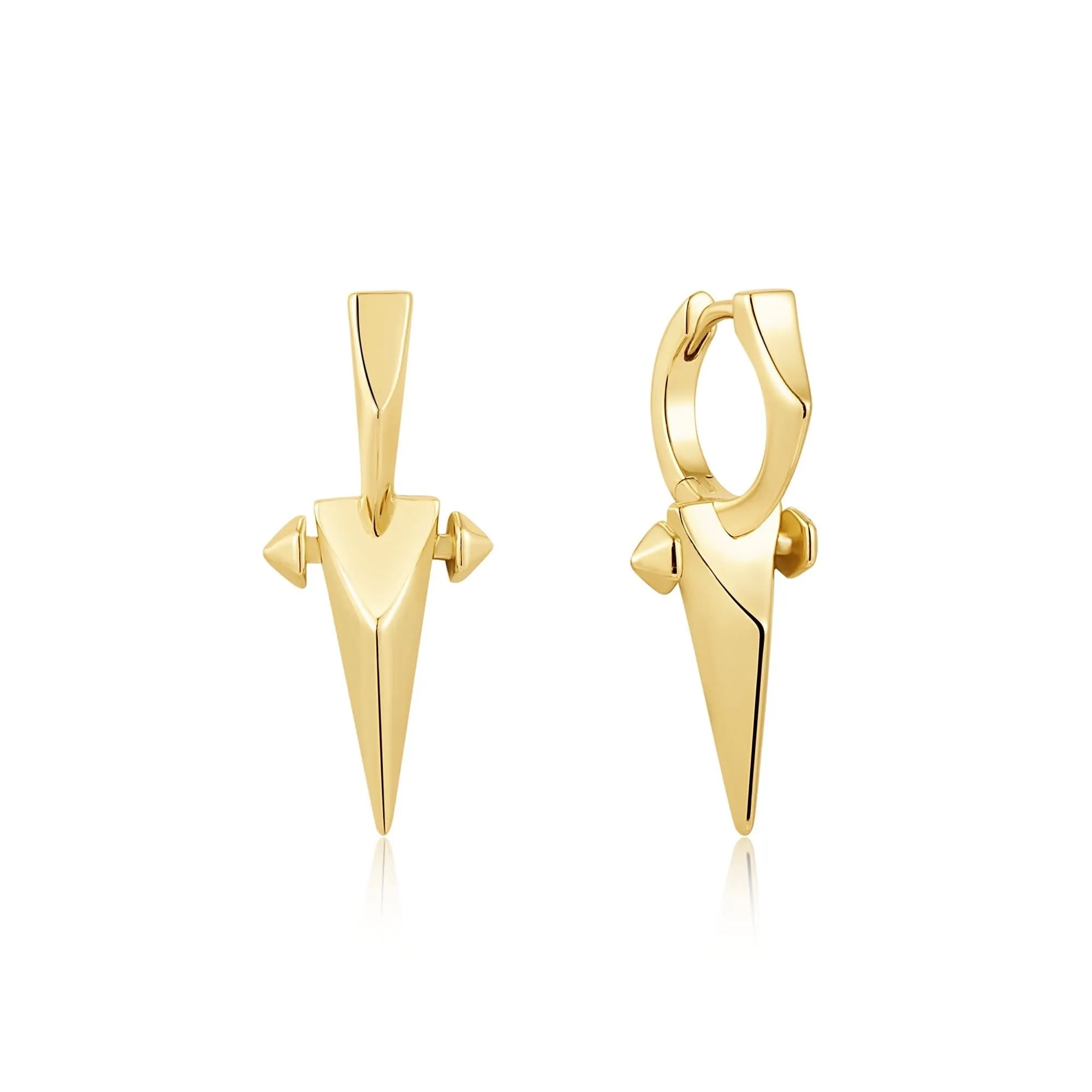 Boucles d'oreilles Huggie à point doré Ania Haie E053-07G Bijoux Ania Haie