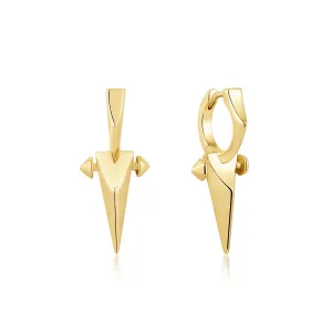 Boucles d'oreilles Huggie à point doré Ania Haie E053-07G Bijoux Ania Haie