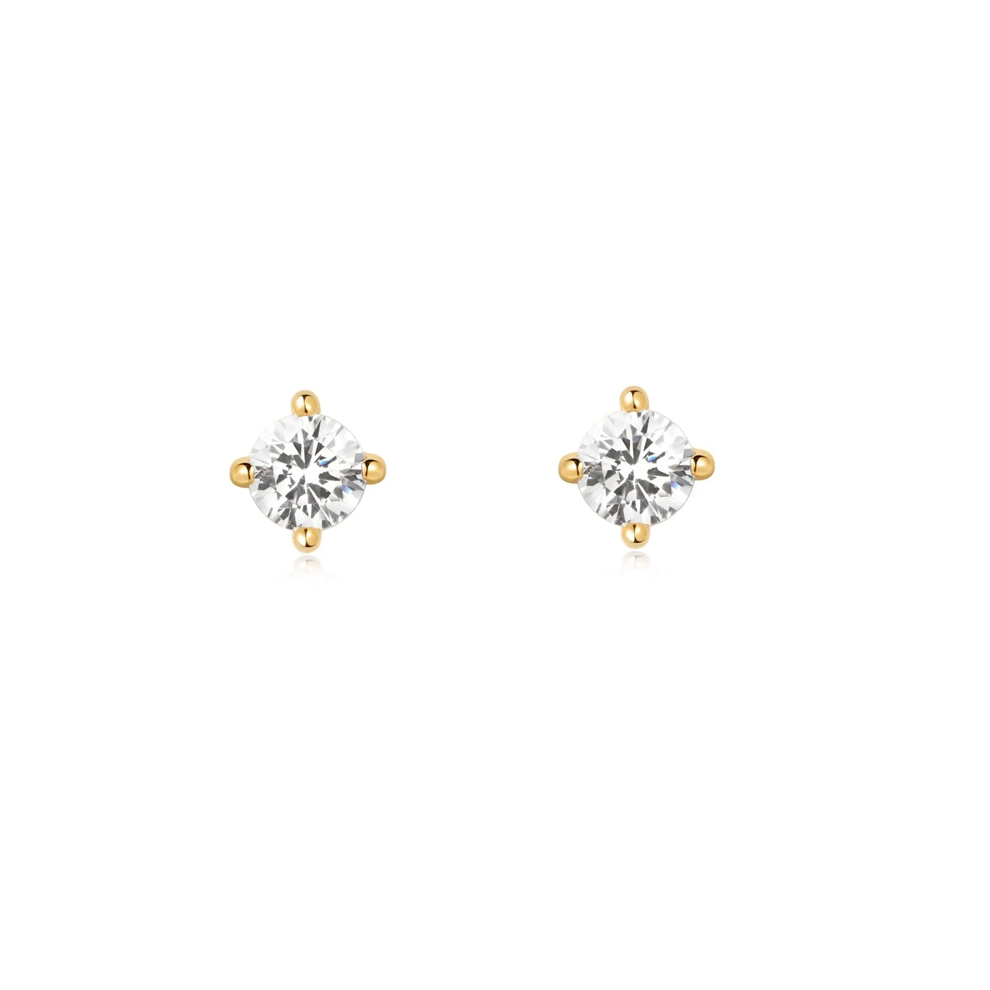 Boucles d'oreilles solitaires en or Ania Haie E057-01G Bijoux Ania Haie