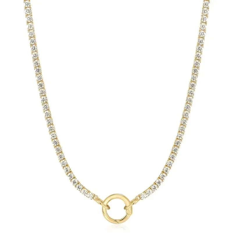 Ania Haie Collier Chaîne Pailleté Or avec Charme Connecteur N052-06G Bijoux Ania Haie