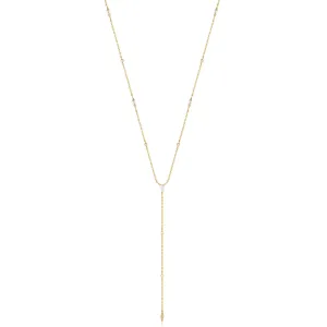 Collier en Y à paillettes dorées Ania Haie N053-05G Bijoux Ania Haie