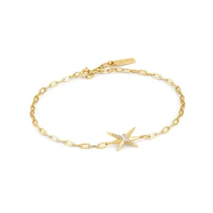 Bracelet Chaîne à Pointes en Or Ania Haie B053-01G Bijoux Ania Haie