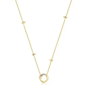Ania Haie Collier Charme Étoile Dorée avec Chaîne Connecteur N052-04G Bijoux Ania Haie
