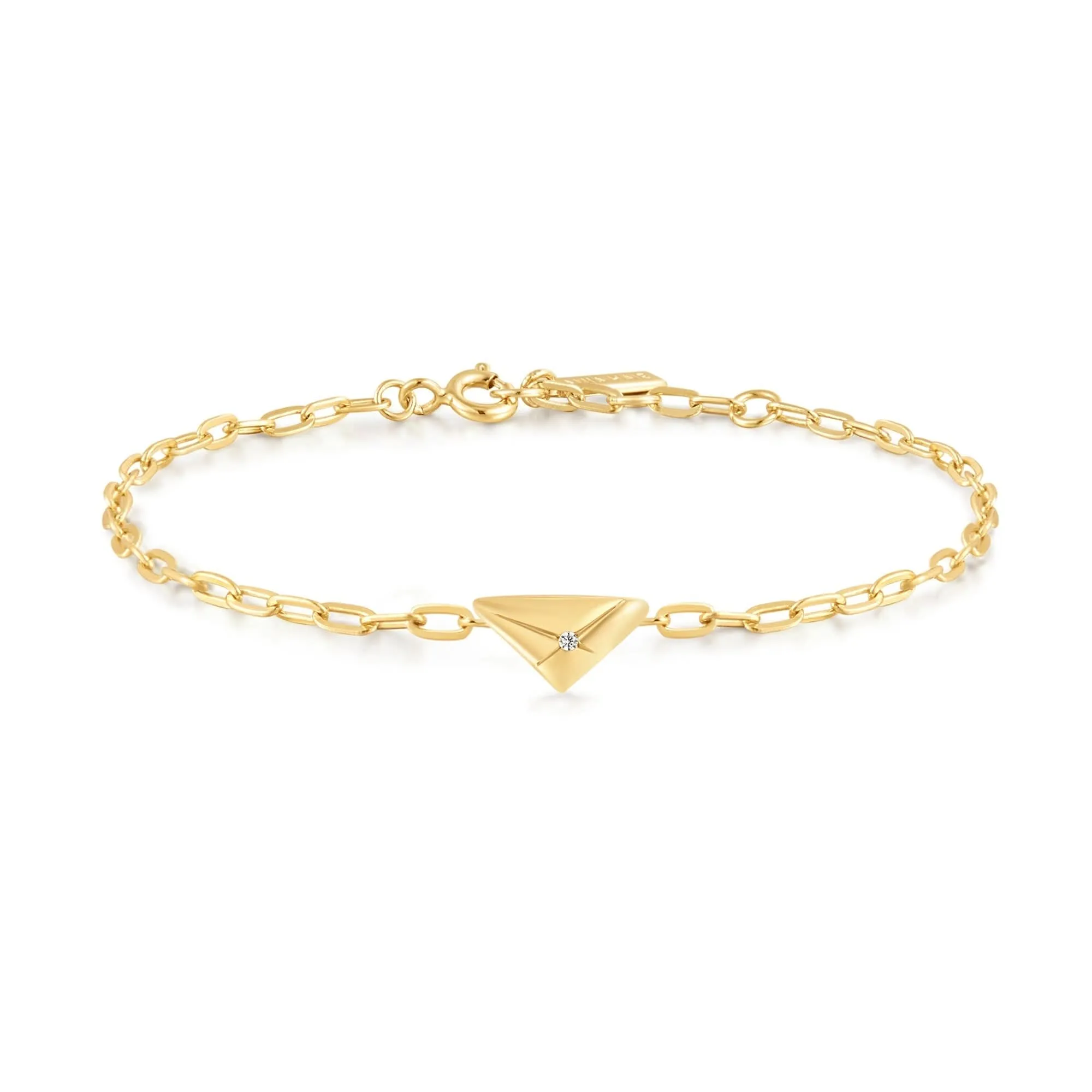 Bracelet Baiser Triangle Doré Ania Haie B059-01G Bijoux Ania Haie