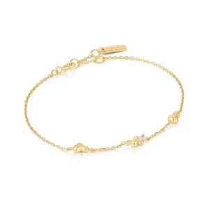 Bracelet Chaîne Vague Torsadée Or Ania Haie B050-01G Bijoux Ania Haie