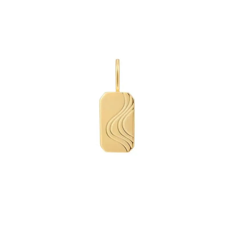 Ania Haie Charme de Vague Dorée Étiquette NC048-09G Bijoux Ania Haie