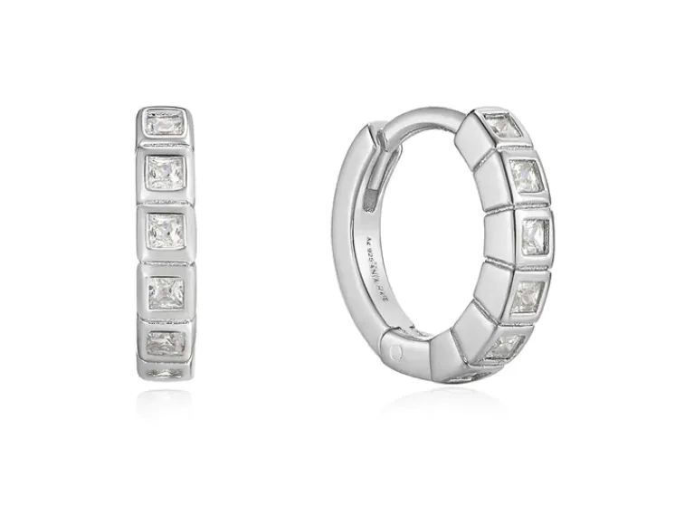 Ania Haie Bijoux Glam Rock - Boucles d'oreilles Huggies - 2 couleurs
