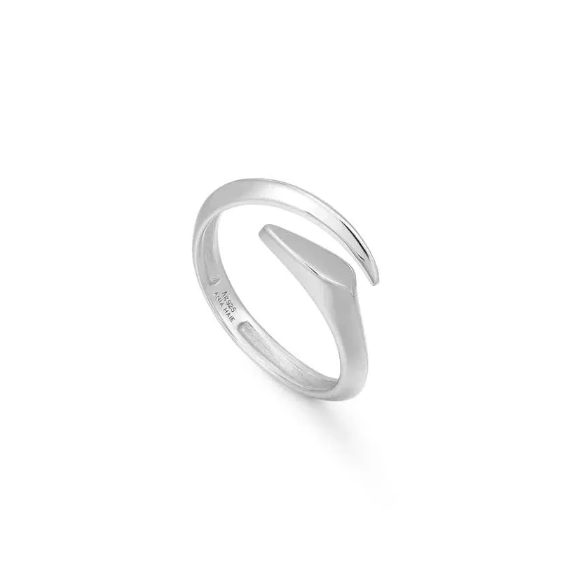 Ania Haie Bague ajustable Twist Flèche Argentée R049-01H Bijoux Ania Haie