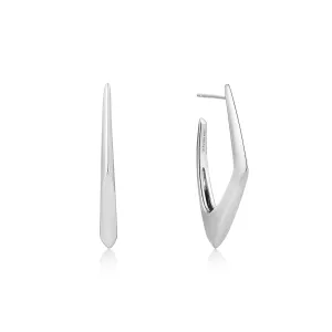 Boucles d'oreilles géométriques argentées Ania Haie E053-08H Bijoux Ania Haie