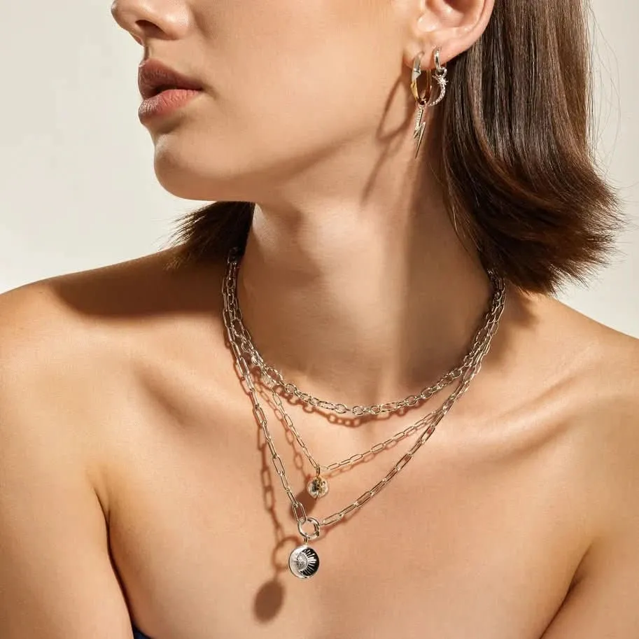 Ania Haie Collier Chaîne Charme Lien Argenté Connecteur N048-05H Bijoux Ania Haie