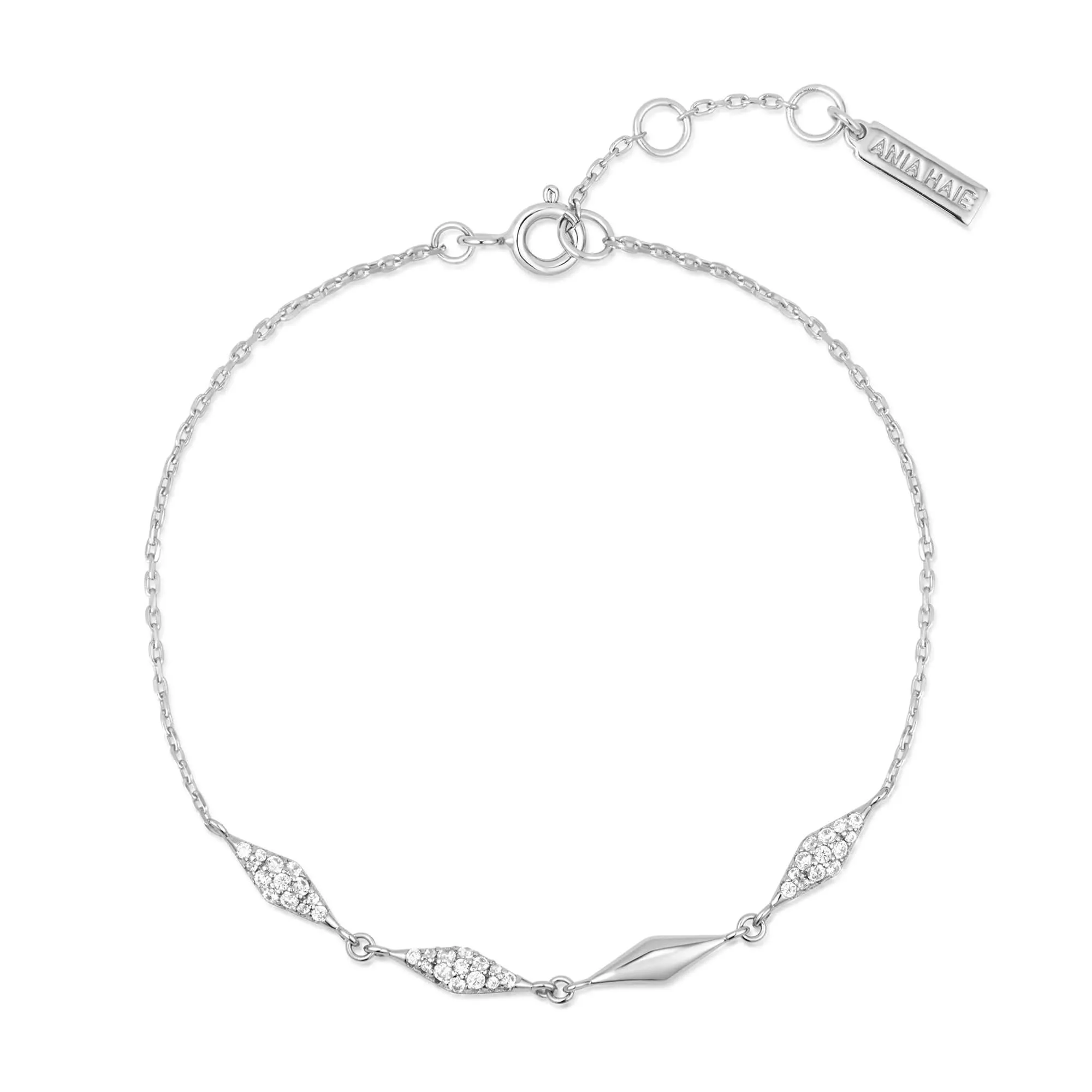 Bracelet Ania Haie Argenté Multi Étincelles B061-04H Bijoux Ania Haie