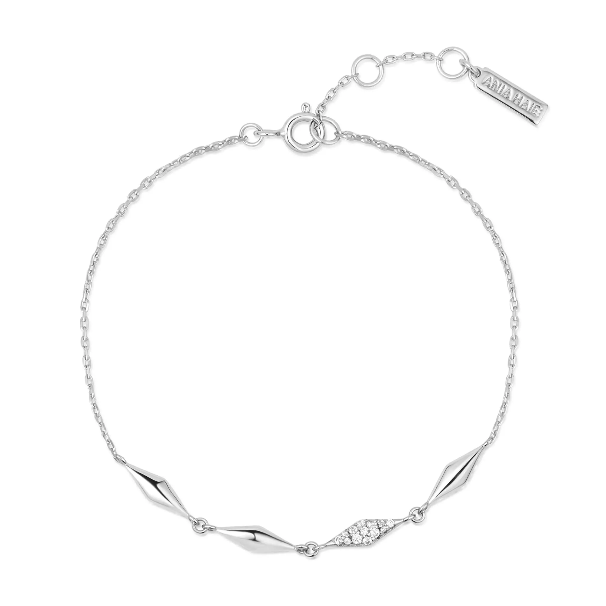 Bracelet Ania Haie Argenté Multi Étincelles B061-04H Bijoux Ania Haie