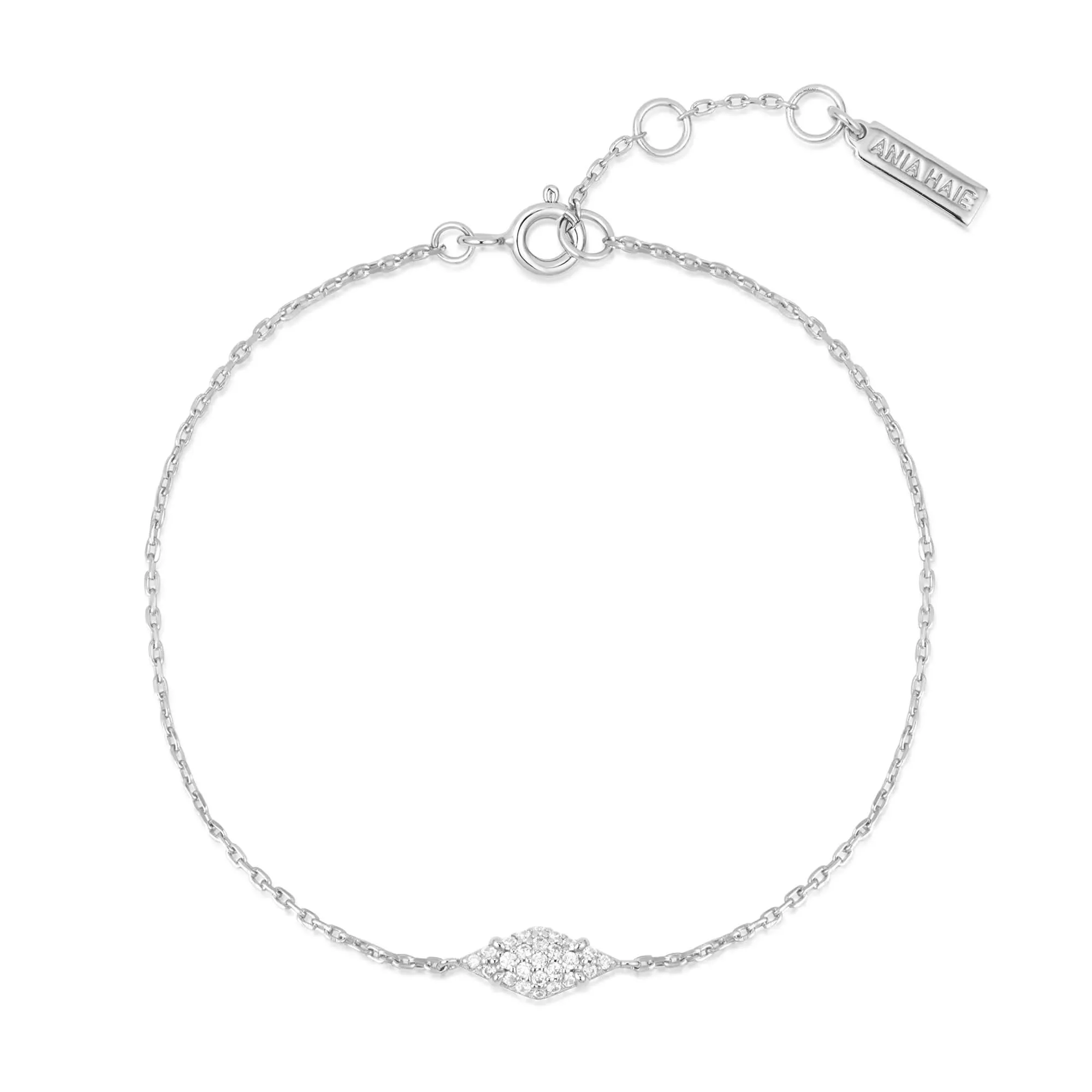 Bracelet étincelant en argent pavé Ania Haie B061-01H Bijoux Ania Haie