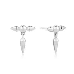 Boucles d'oreilles à clous Silver Point E053-03H par Ania Haie Bijoux