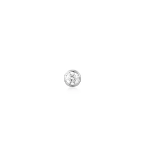Ania Haie Barbell en Argent Solitaire avec Zirconium Cubique E059-01H Bijoux Ania Haie