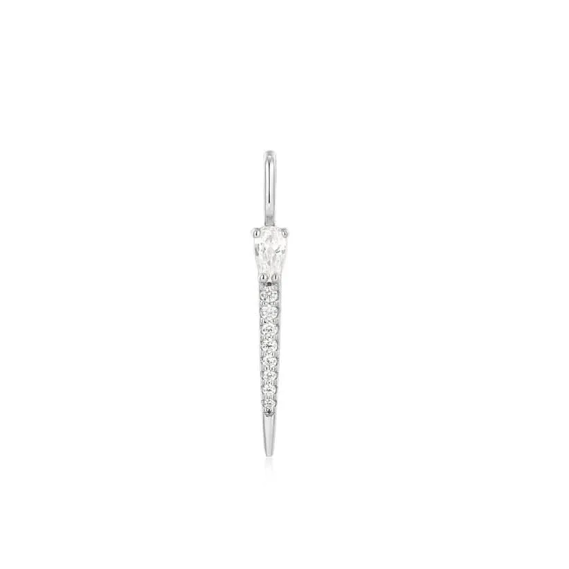 Charme Barre Étincelant Argenté Ania Haie NC048-30H Bijoux Ania Haie