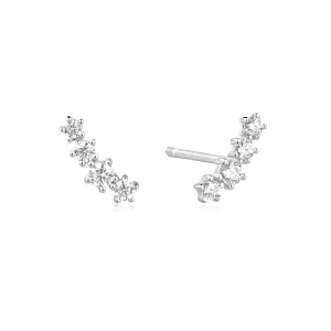 Boucles d'oreilles Ania Haie Silver Sparkle Climber Studs E056-02H Bijoux Ania Haie