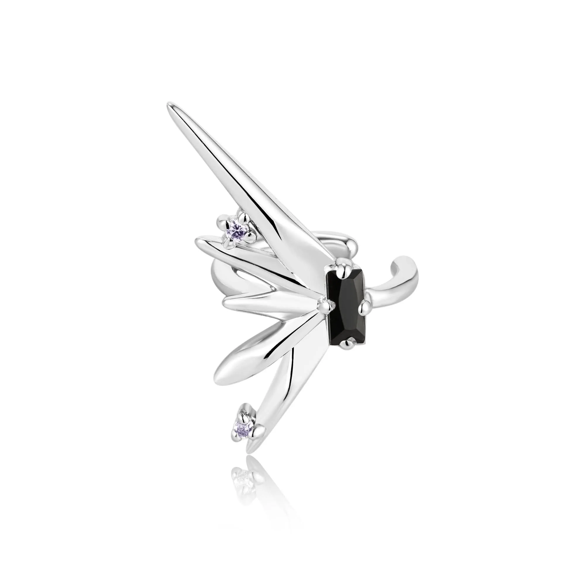 Ania Haie Collier d'oreille à pointes pailleté argent E053-11H Bijoux Ania Haie