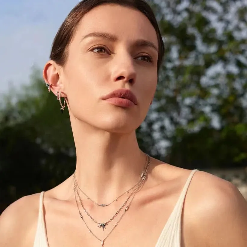 Ania Haie Collier d'oreille à pointes pailleté argent E053-11H Bijoux Ania Haie