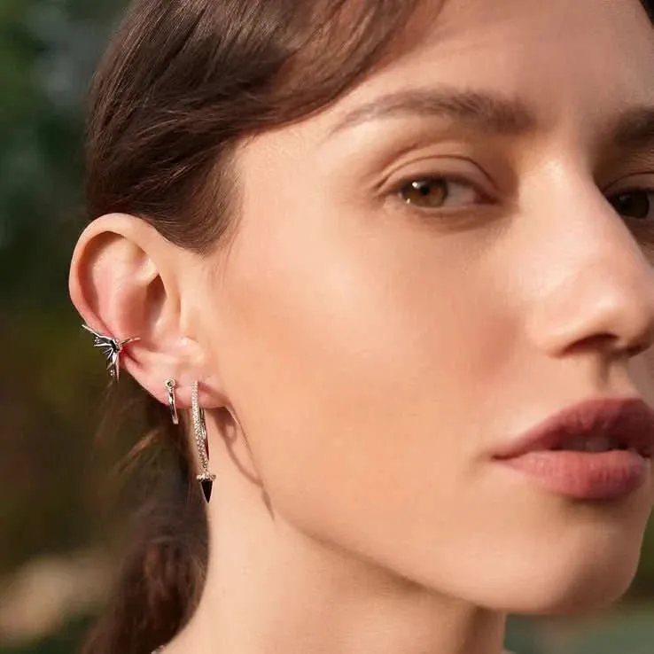 Ania Haie Collier d'oreille à pointes pailleté argent E053-11H Bijoux Ania Haie