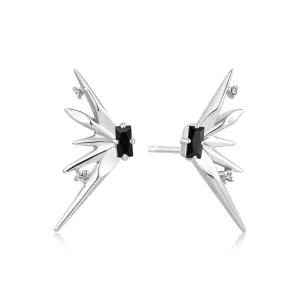 Boucles d'oreilles à clous à déclaration argentée Ania Haie E053-05H Bijoux Ania Haie