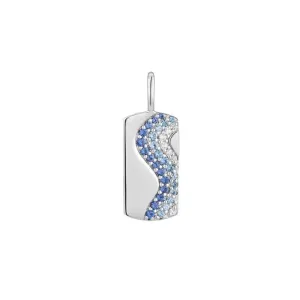 Ania Haie Charme Pailleté Bleu Vague Argentée NC048-18H Bijoux Ania Haie