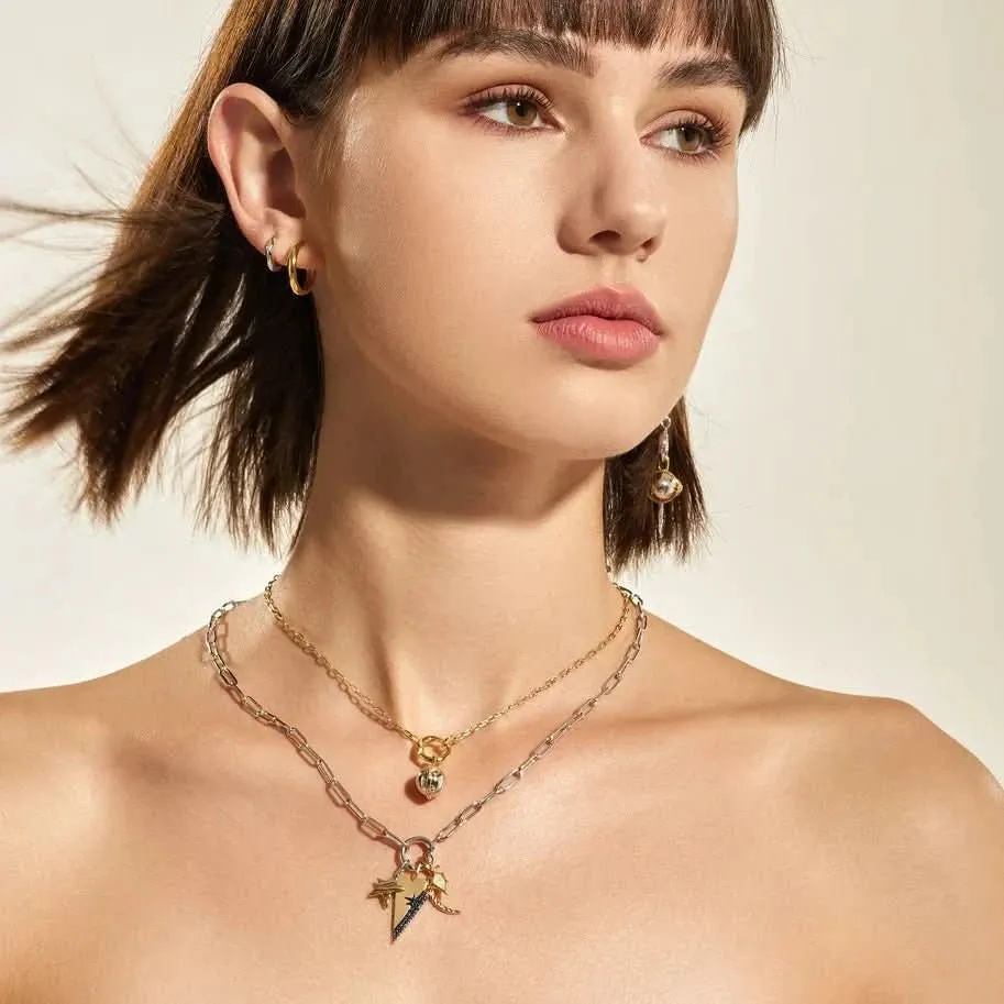 Ania Haie Charme Sphère Céleste Deux Tons NC048-13T Bijoux Ania Haie