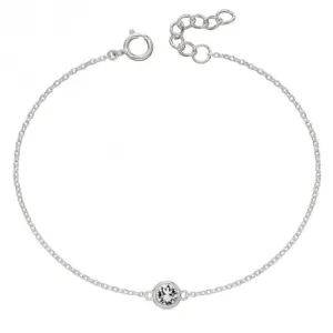 Bracelet en pierre de naissance d'avril avec cristal Swarovski B5287 Beginnings Jewellery