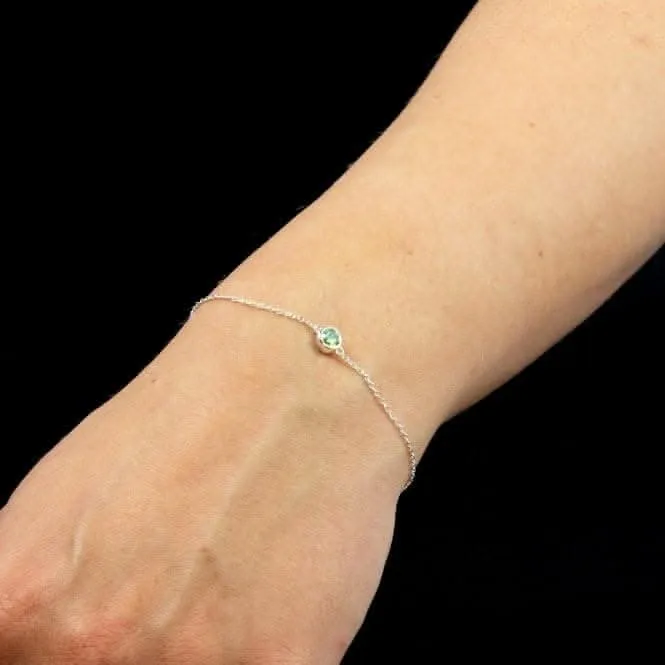 Bracelet en pierre de naissance d'août avec cristal Swarovski B5291 Beginnings Jewellery