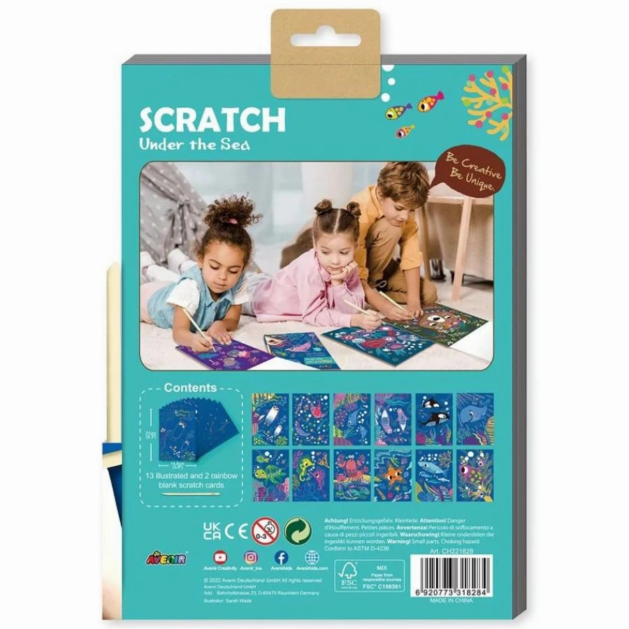 Avenir - A5 Scratch Book Under The Sea