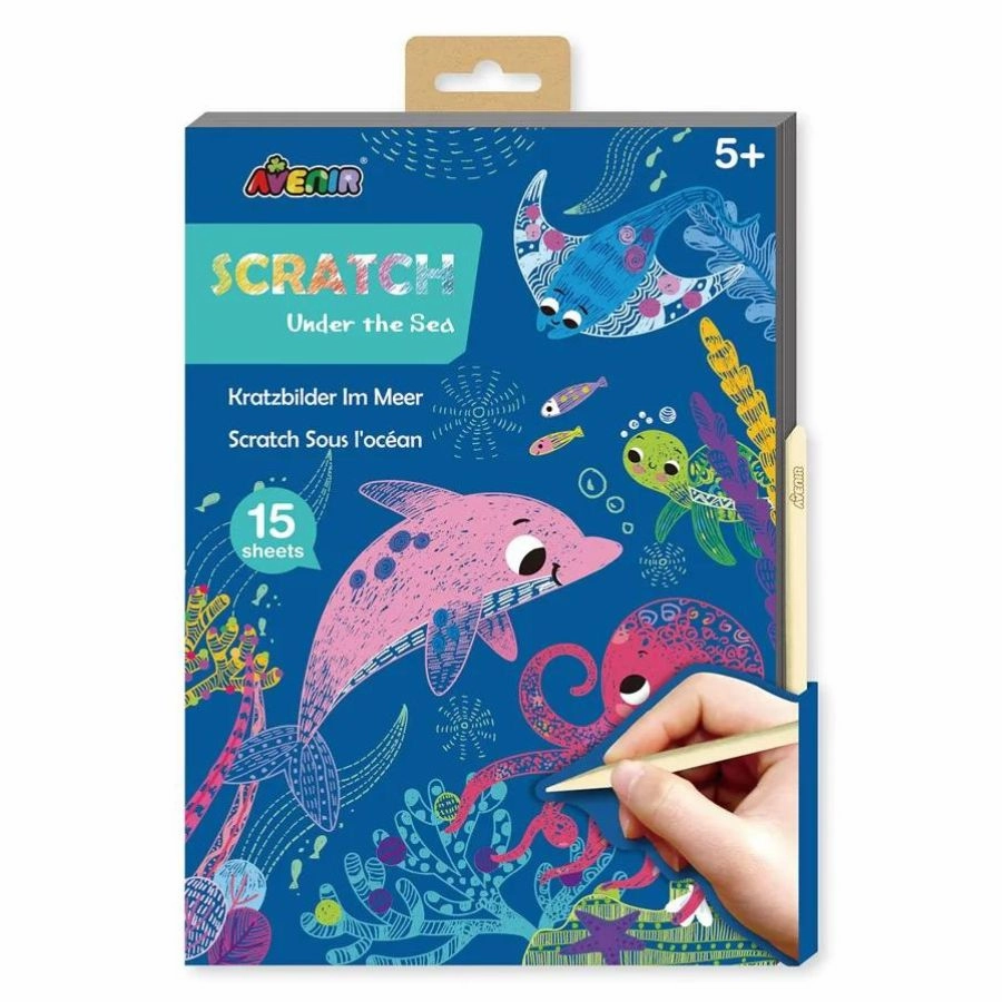 Avenir - A5 Scratch Book Under The Sea