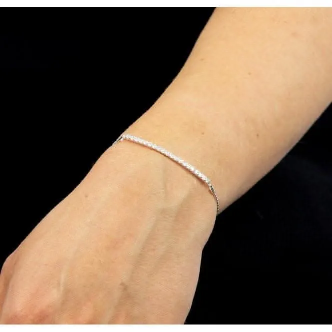 Bracelet Bar Toggle avec Zirconia Blanc B5309C Beginnings Jewellery