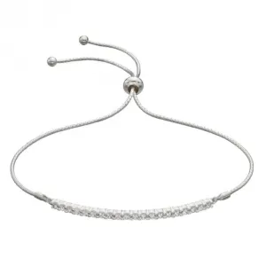 Bracelet Bar Toggle avec Zirconia Blanc B5309C Beginnings Jewellery