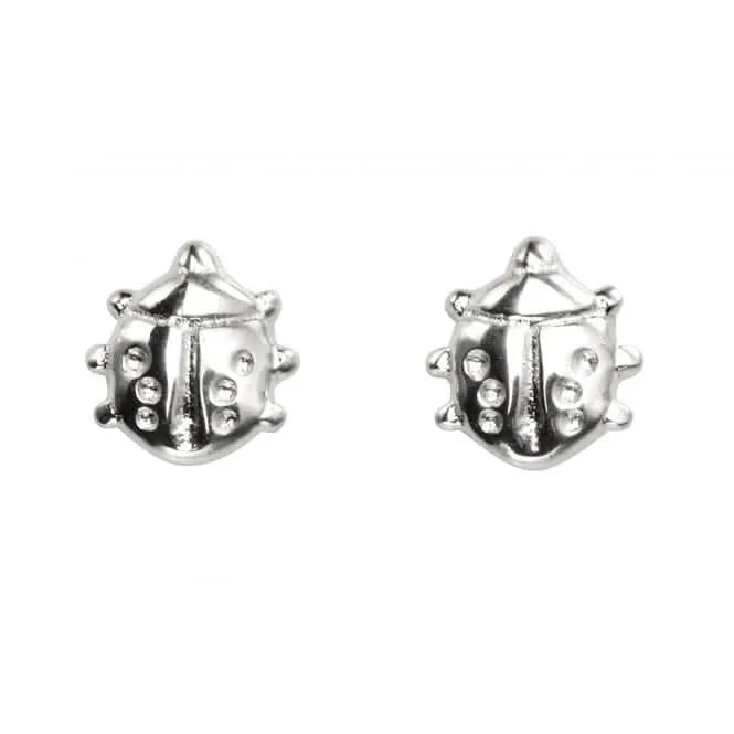 Boucles d'oreilles à clous Coccinelle en argent sterling A962 - Débuts Bijoux